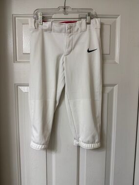 Nike Youth White Softball Pants